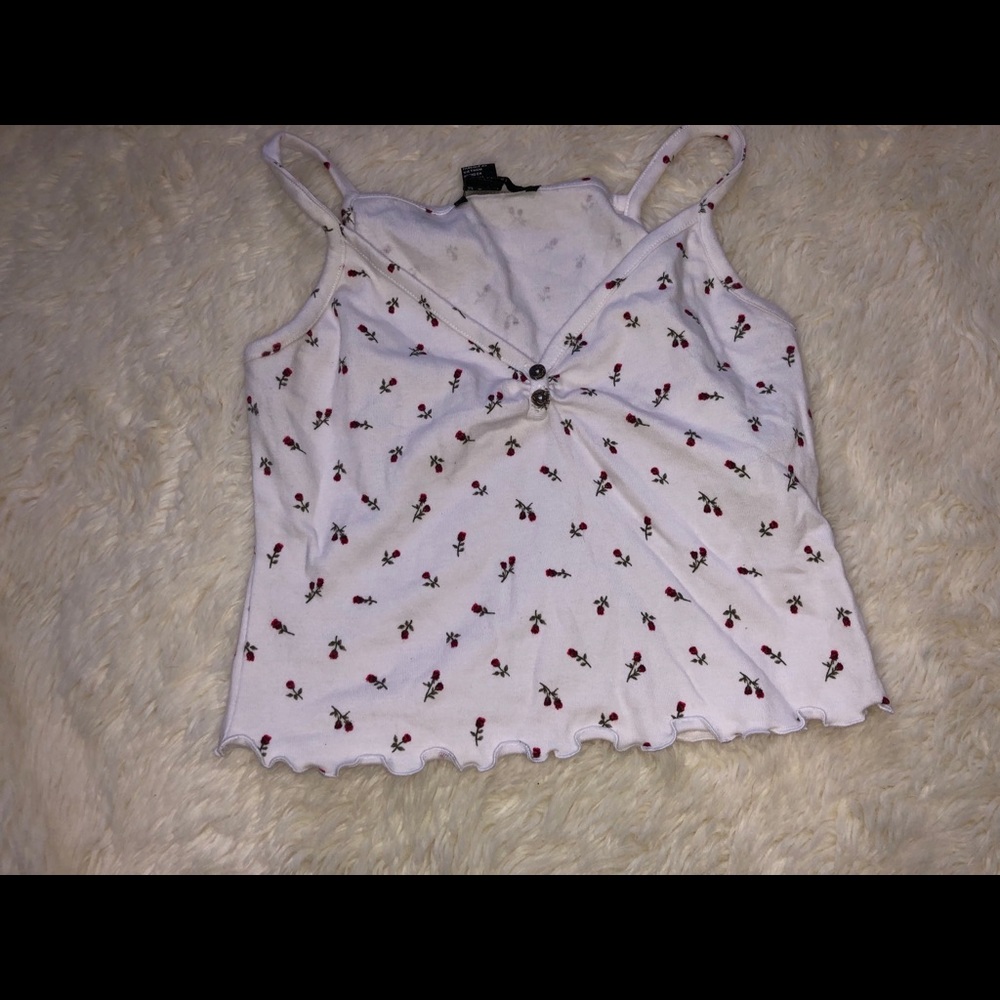 Floral crop top
